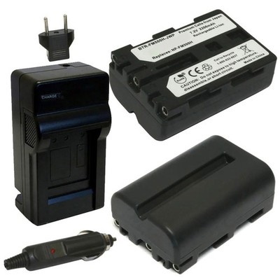 Replacement for Sony Alpha a99 II Battery (2-Pack, 2200mAh) and Charger