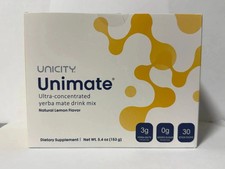 Unicity Unimate Lemon Flavor Packs - 30 Counts