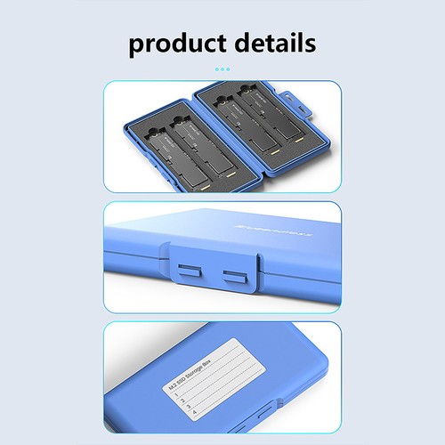 Portable M.2 Hard Drive Protection Case PP Storage Case _pu - Zdjęcie 4 z 16