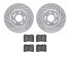 For Mercedes-Benz 500E 92-93 Brake Kit Drilled & Slotted Front Brake Kit w
