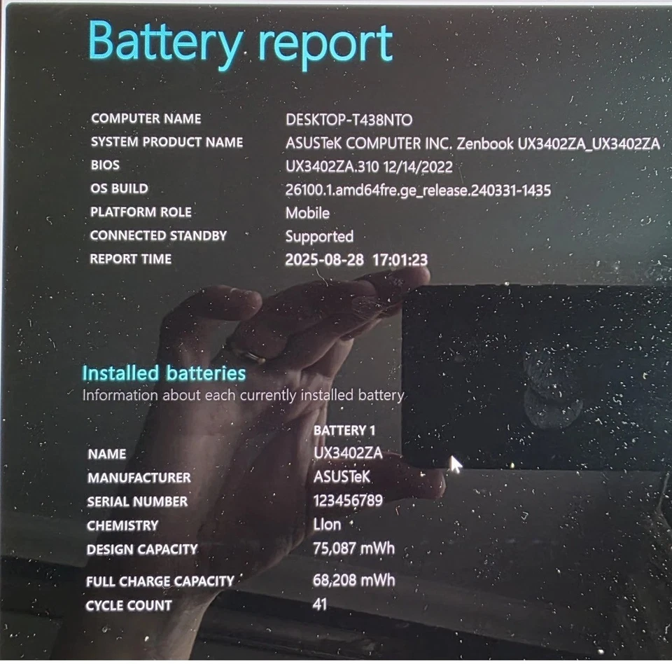 Asus Zenbook 14 UX3402ZAi5-1240P, 16GB RAM, 512GB SSD, 14" - Imagen 3 de 4