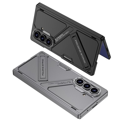 Custodia telefono antiurto cavalletto per Samsung Galaxy Z Fold 7 6 con protezione schermo - Foto 7 di 13