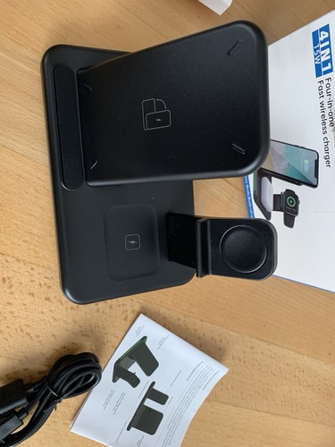 Kabellose Ladestation für Handys 4 In1 Wireless Charging Station , Neu/unbenutzt - Bild 5 von 8