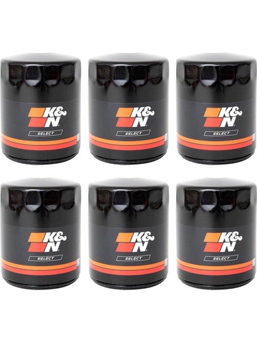 6 x K&N Oil Filters SO-3002 fits CHEVROLET K30 350 V8 PETROL - Picture 1 of 12