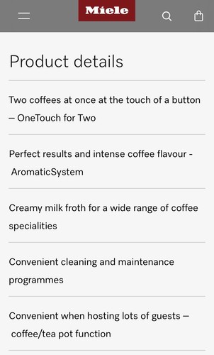 Miele CM5510 Silence Bean to Cup, Coffee Machine in Rose Gold - Picture 11 of 11