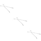 3 PCS Garbage Picker Grabber Rubbish Pickup Barbecue Tong Tool for Elderly