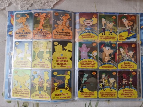 Album Edibas Phineas And Ferb Completo 160/160 Poster Lamincards Raccoglitore - Foto 9 di 21