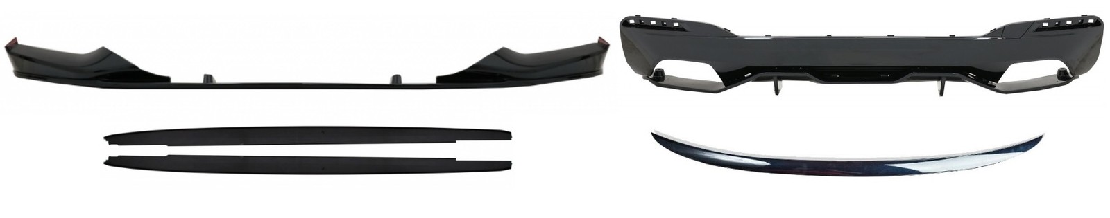 Fits BMW G30 Bodykit Front Splitter Skirt Diffuser Spoiler