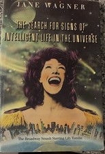 Lily Tomlin Jane Wagner SIGNED By Both Search for Signs of Intelligent Life 1st