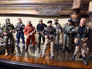 HUGE Lot (8) 21st century, M & C Toy, Pawtucket Action Figures & Accs. 1994-2000