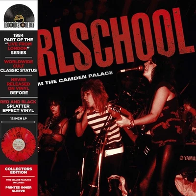 Girlschool Live From The Camden Palace - 1 Lp - Red/Black Splatter Vinyl (Vinyl) - image 1 of 4