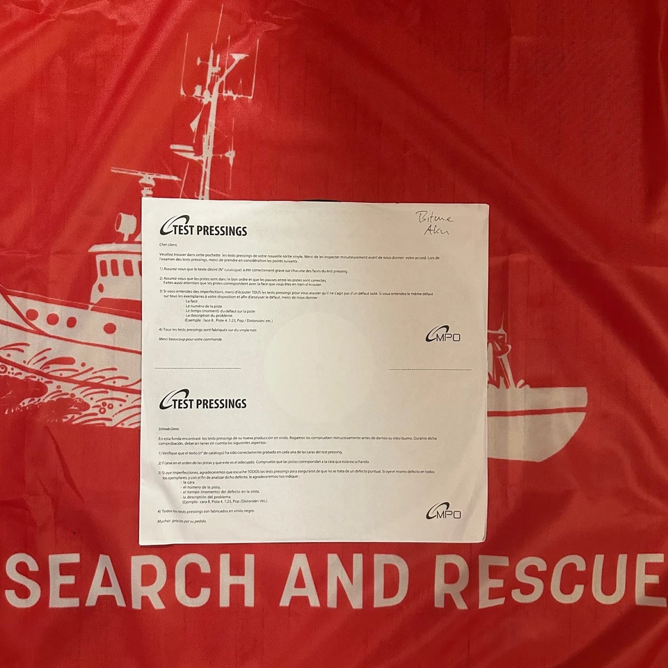 Testpressung (LP) von Bitume - "Aku" - Bild 2 von 2