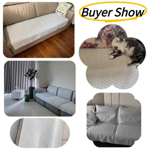 Sommer Eis Seide Sofabezug Universal Rutschfest Sofamatte Cool Feeling Couch Handtuch - Bild 6 von 26