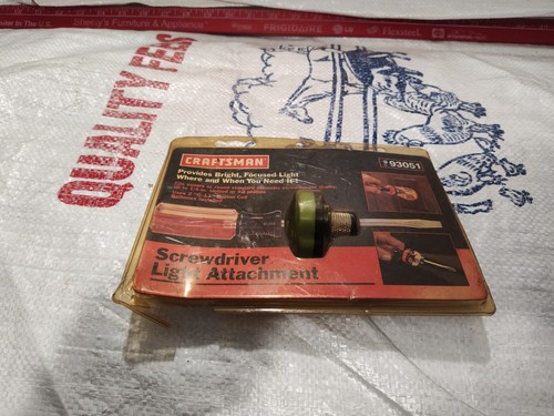 NEW Sears CRAFTSMAN SCREWDRIVER LIGHT ATTACHMENT 93051 TOOL Nos - Picture 5 of 7