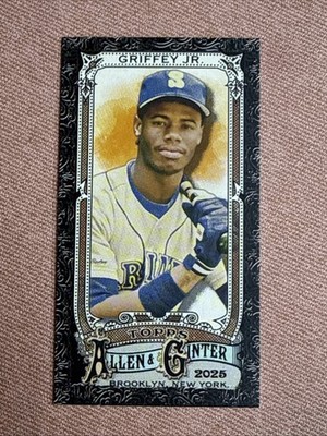 BLACK BORDERED MINI CARDS 2025 Topps Allen & Ginter MLB You Pick 