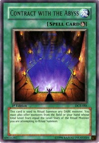 YuGiOh Contract with the Abyss CP03-EN019 Common Englisch Excellent unl.