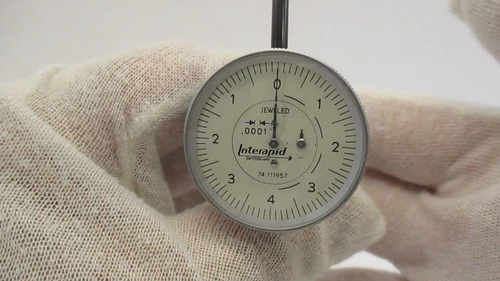 INTERAPID Dial Indicator # 74.111957 Vertical x .0001" 312B - 3V, 312, 312B-3V - Video 1 of 1