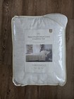 Space Dyed Cotton Linen Comforter & Sham Set Threshold King Gray NEW