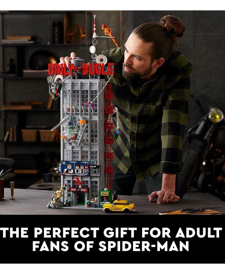 LEGO Marvel Spider-Man Daily Bugle Building Set, 25 Minifigures - 76178 Sealed - Image 2 of 4