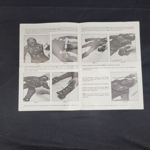 Planet der Affen 3D Wandrelief 1975 Neu aus altem Lagerbestand Vintage Handwerk von Whiting - Bild 20 von 23