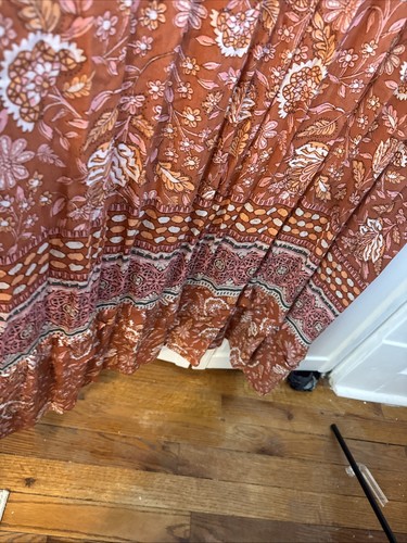 Knox Rose Cottage Prairie Tiered Maxi Dress V-Neck Short Sleeve Boho Womens 3X - Picture 14 of 16