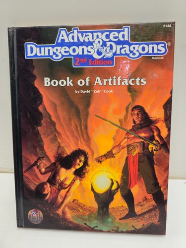 Advanced Dungeons & Dragons Book Of Artifacts Regelbuch 2138P