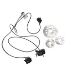 ﹍Brake Master Cylinder Kit Hydraulic Disc Brake Set With 3 Brake Discs For 150CC
