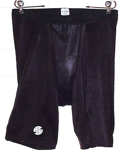 Ein Vintage. NOS PAAR STROMGREN SCHWARZE KOMPRESSIONSBECHER SHORTS & BIKE PRO CUP XXL40+ - Bild 1 von 4