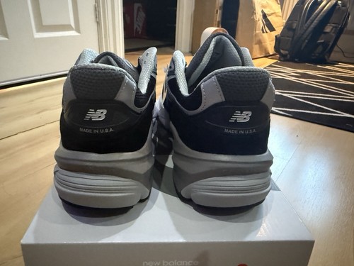 New Balance 990v6 Made In USA UK Taglia 11 Nero NUOVO *LEGGI DESCRIZIONE* - Foto 4 di 8