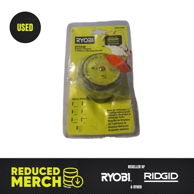 #ad #ad RYOBI 7 Pattern Rinsing Nozzle RY3112SH for EZCLEAN Power Cleaners D17 $24.14