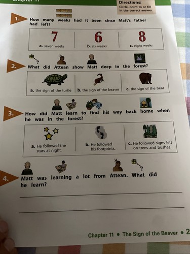 Attainment's Read & Tell Student Workbook Megan Best EUC - Picture 5 of 6