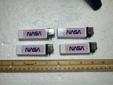 Lot Of 4 - Vintage NASA Logo Disposable Lighters