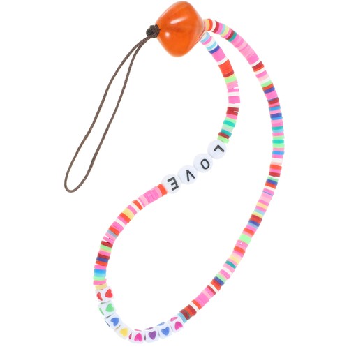 Handyriemen Handgelenk Lanyard Für Telefon Perlenbesetzter Handyanhänger - Photo 8 sur 12