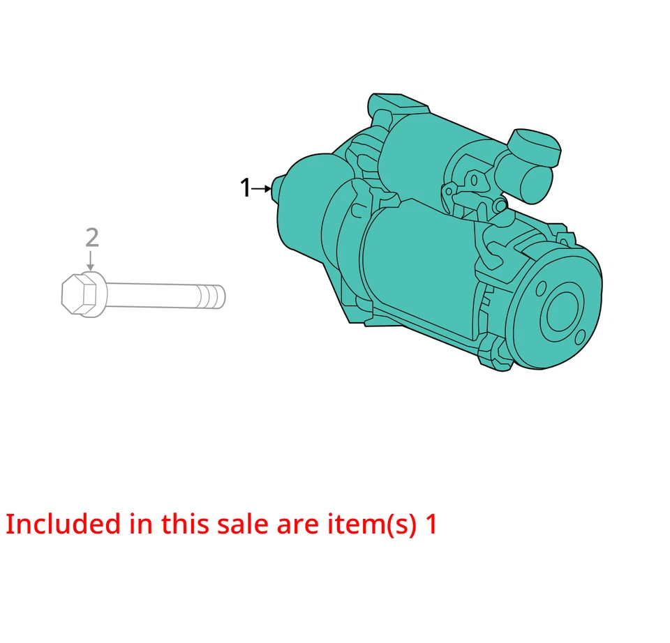 Acura MDX 2011 motor de arranque OEM 87 k millas - LKQ409911630 Foto 4 de 4