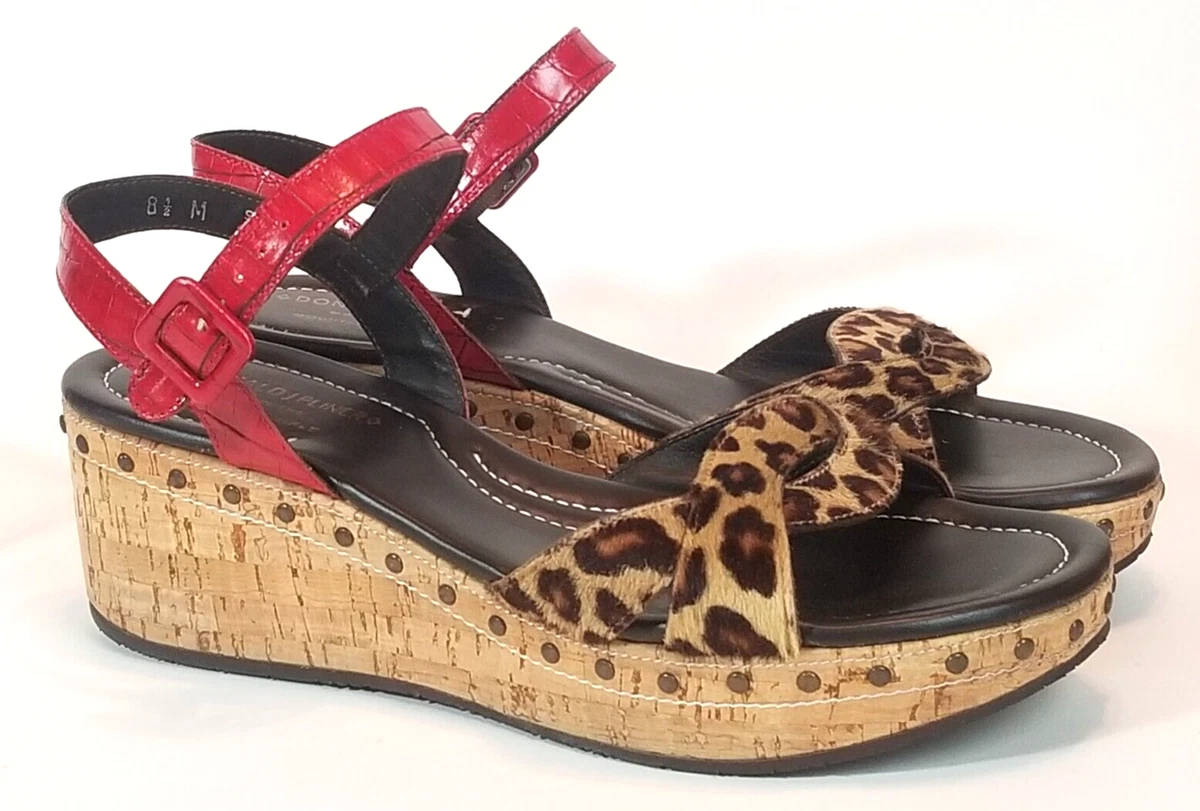 Donald pliner leopard clearance sandals