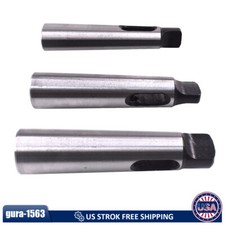 3pcs MT1 to MT2 MT2 to MT3 MT3 to MT4 Morse Taper Adapter Reducing Drill Sleeve