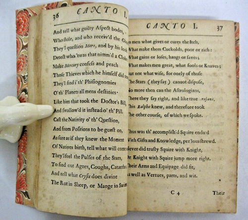 Hudibras 1674 First & Second Parts Late Wars Samuel Butler Antique Vintage Book - Picture 10 of 12
