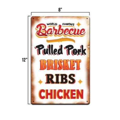 Fun New Barbeque, Pulled Pork Brisket, Chicken, Ribs Sign For Your ...