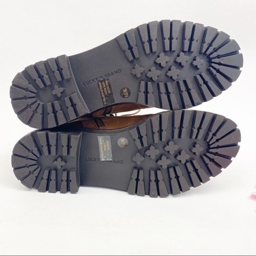 Neu ohne Karton Lucky Brand Iliana Wildleder Sherpa Wolle Schnürstiefel in Zedernbraun, Größe 7 - Bild 14 von 15