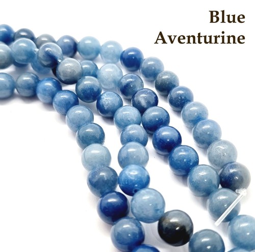 Semi Precious Gemstone Beads Jewellery Making Round Natural Stone 4 6 8 10mm - Picture 19 of 159
