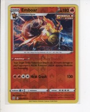 EMBOAR BATTLE STYLES SET RARE REVERSE-HOLO FOIL POKEMON CARD 025/163 NM/M
