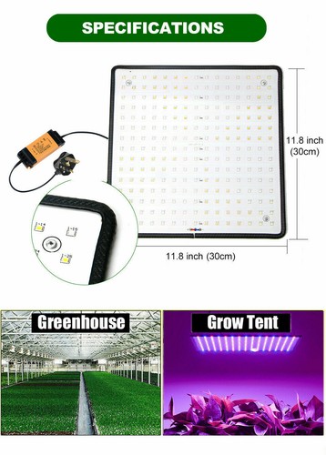 Lámpara de Crecimiento LED 1000W para Plantas de Interior 225 Luces LED de Espectro Completo - Imagen 8 de 12