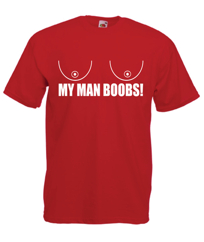 MAN BOOBS | Mens Womens Funny T-Shirt Birthday Christmas Gift | eBay MAN BOOBS | Mens Womens Funny T-Shirt Birthday Christmas Gift | eBay