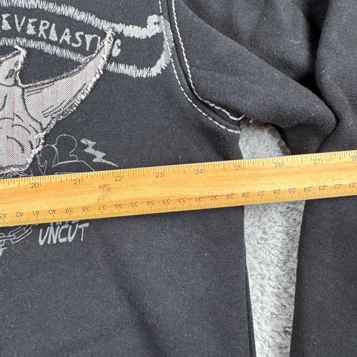 Vintage Ecko Unltd Hoodie Herren XL schwarz Y2K 90S Baggy Grunge Full Zip Sweatshirt - Bild 2 von 7