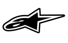2x Alpinestars Vinyl Decal Stickers for Cars, Laptop, Window, Tool Box, MX,BMX