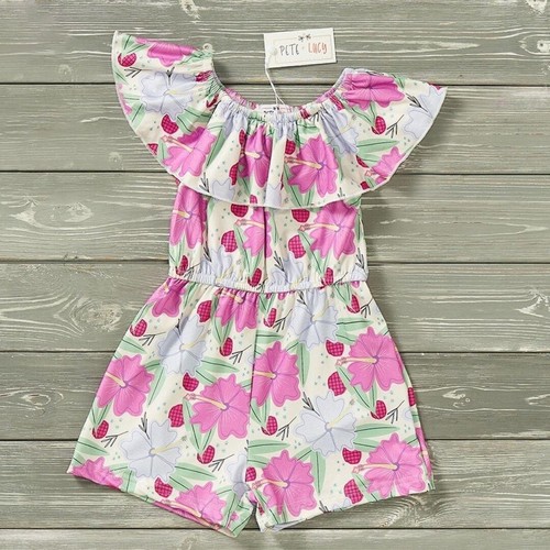 Lot of 3 Baby Girl Dress and Rompers One-Piece outfits Size 0-6 mths NWT - Picture 3 of 5