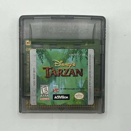 Nintendo Game Boy Color Disney’s Tarzan Autentico Testato Funzionante Activision 1999 - Foto 1 di 3