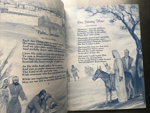 Lote de 2 folletos ilustrados de poesía de Pascua de los años 50 y 60 - Imagen 21 de 24