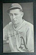 Roger Doc Cramer (d.1990) Philly Athletics Autographed Signed 3x5 Paper Photo 