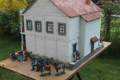 70551B Saloon aus Winnetou 1 in Roswell, zu 7cm Sammelfiguren, Fertigmodell GMK - Picture 8 of 14